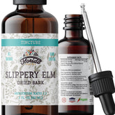 Slippery Elm Tincture 2 oz bottle with dropper