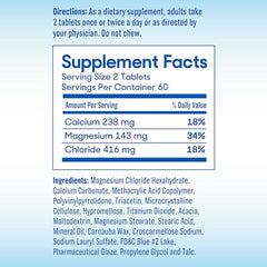 High-absorption magnesium chloride with calcium ingredient