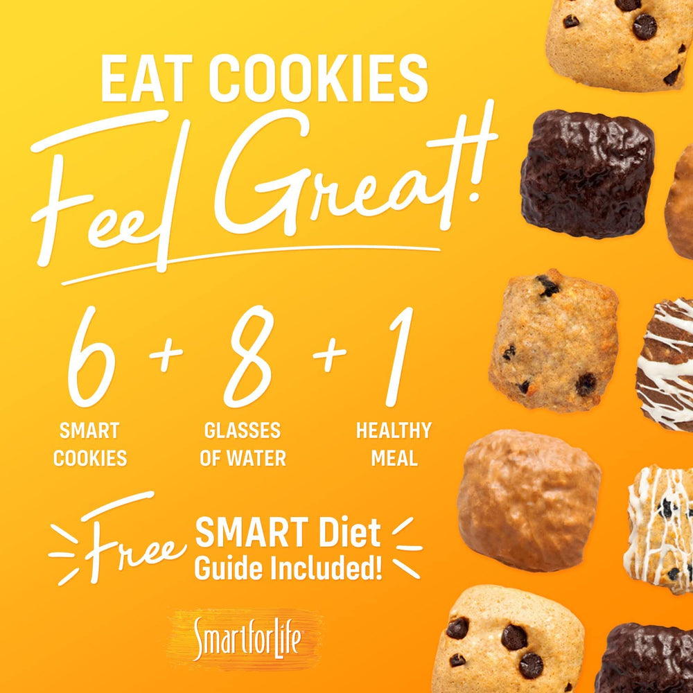 Smart for Life oatmeal raisin protein cookie serving plate presents a balanced snack.