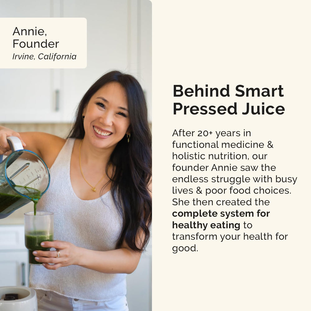 SMART Pressed enzyme blend visual highlighting papain bromelain and alpha-galactosidase benefits