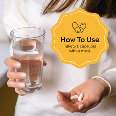 SMART Pressed bottle in hand showing capsule scale and convenient travel benefit