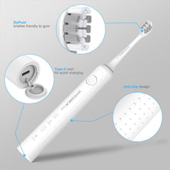 2-minute smart timer feature on toothbrush