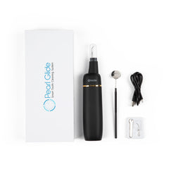 Sonic tooth cleaner connected to Lunata app on smartphone