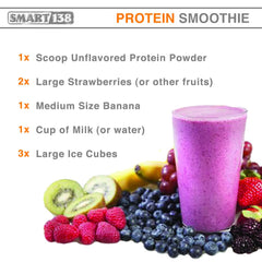 Packaging of Smart138 Vanilla Pea Protein powder showing USA manufacturing