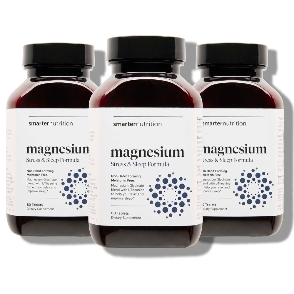 Smarter Magnesium Complex bottle front label