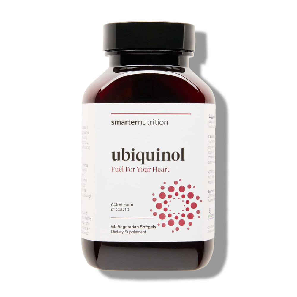 Smarter Nutrition Ubiquinol 100mg with Ahiflower Omega-3-6-9, 60 softgels