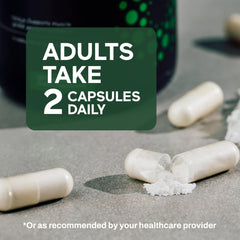 Athlete performing workout representing muscle support