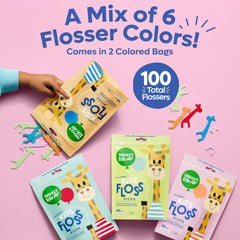 Travel-size flossers for on-the-go use