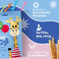 Travel-sized flossers for kids on the go