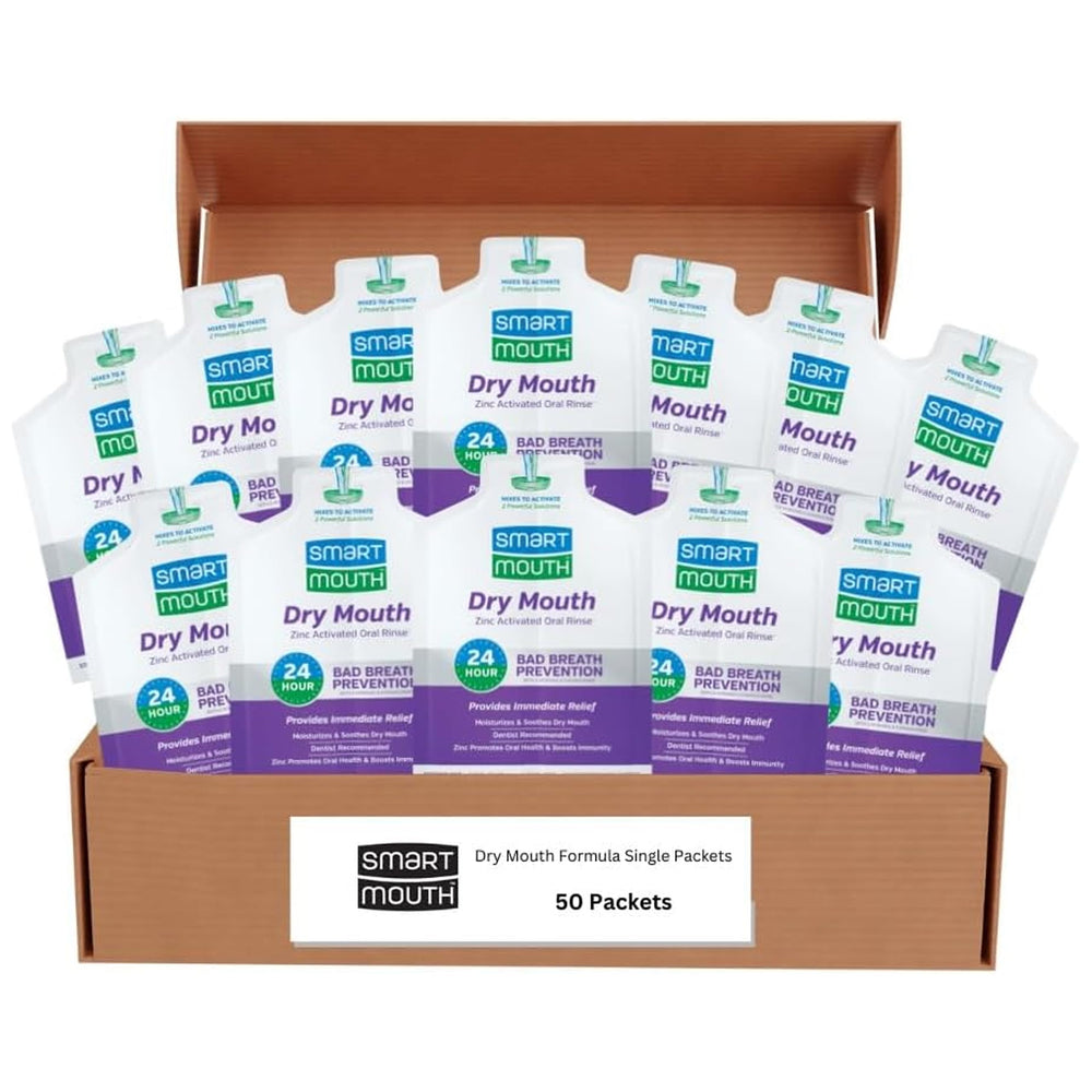SmartMouth Dry Mouth Rinse 50-pack front view