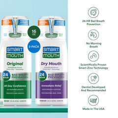 Fresh breath demonstrated after SmartMouth rinse
