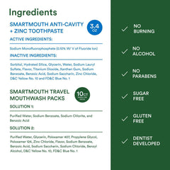 Close-up of SmartMouth rinse texture