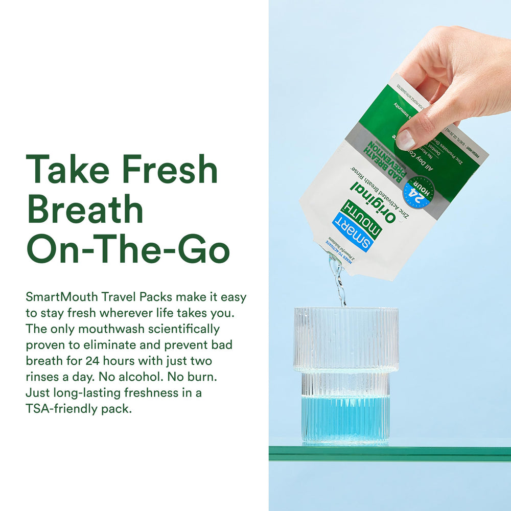 SmartMouth Original Activated Mouthwash packaging front view