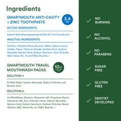 Fresh breath with SmartMouth product on table