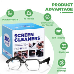 Smartphone screen cleaning wipes