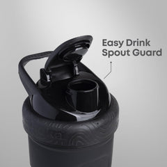 Smartshake Reforce wide-opening makes cleaning and filling easy.