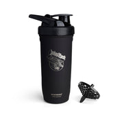 Smartshake Rockband Reforce 900ml bottle with leakproof lid for on-the-go shakes.