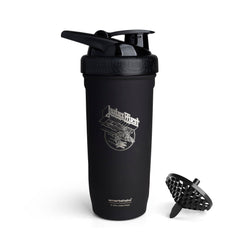 Smartshake Rockband Reforce 900ml bottle with leakproof lid for on-the-go shakes.