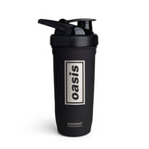 Smartshake Rockband Reforce bottle front view showing durable stainless steel body for workouts