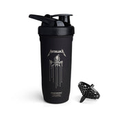 Smartshake Rockband Reforce bottle with leakproof lid for on-the-go shakes