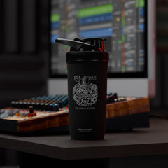 Smartshake Rockband Reforce lid close-up showing leak-proof seal for secure shakes