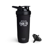 Smartshake Rockband Reforce bottle exterior showing durable stainless steel and matte grip for gym use