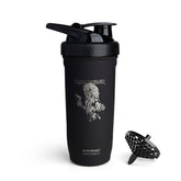 Smartshake Rockband Reforce bottle top-lid demonstrating leakproof reliability for on-the-go shakes.