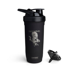 Smartshake Rockband Reforce bottle top-lid demonstrating leakproof reliability for on-the-go shakes.