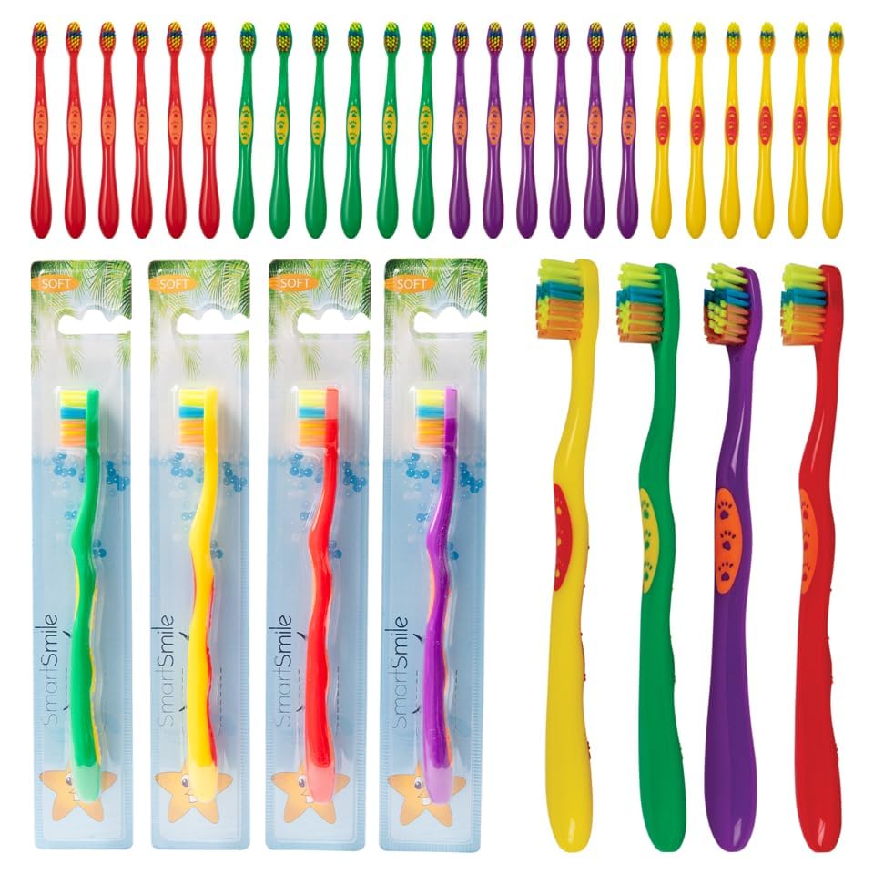 Bulk toothbrush blister packaging showing 72 units