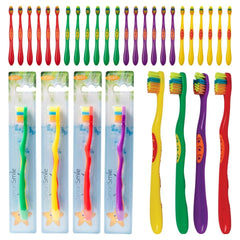Bulk toothbrush blister packaging showing 72 units