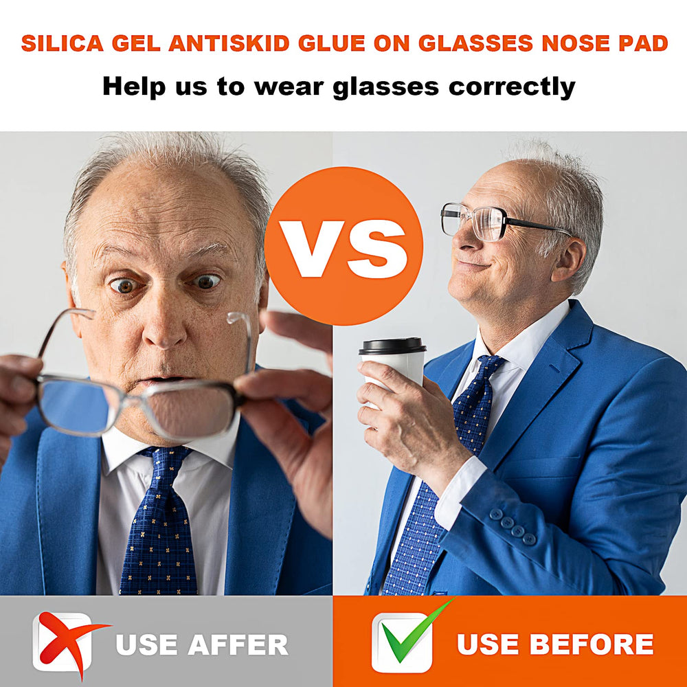 Nose pads attached to eyeglasses