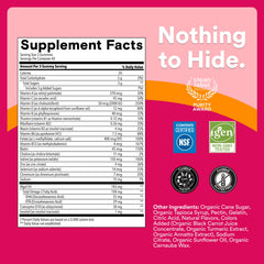SmartyPants label close-up displaying nutrient list and bioavailable ingredient forms