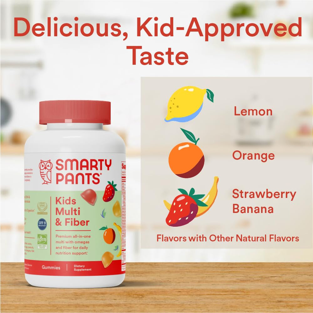 SmartyPants supplement facts label closeup showing vitamin blend