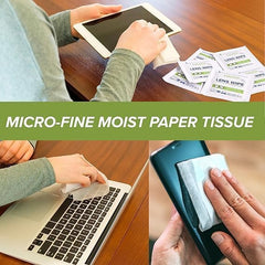 Smear-free quick-dry cleaning technology label