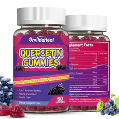SmildeHeal Quercetin Gummies 1200mg 2-pack hero image