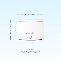 Night guard being cleaned with Smile-O-Villa ultrasonic cleaner