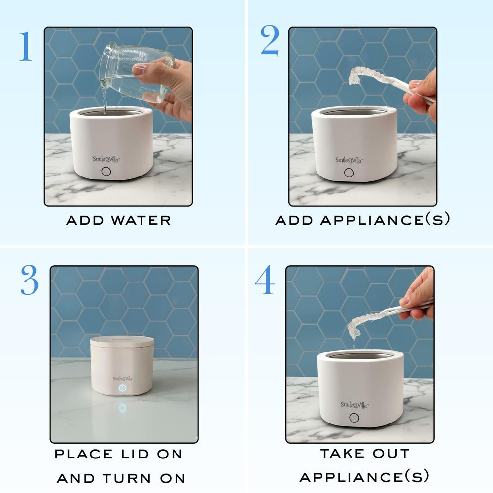 Compact travel-friendly ultrasonic cleaner
