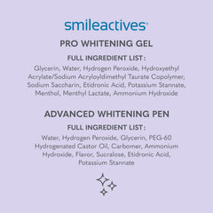 Clinical study result showing up to 5 shades whiter in 7 days