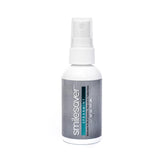 Smilesaver Retainer Cleaner bottle and spray nozzle on white background