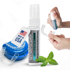 1oz Smilesaver retainer cleaner spray bottle