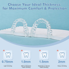Custom thickness options: 0.75mm, 1mm, 1.5mm, 2.0mm
