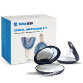 Two-set SMILESEEK clear retainers for upper and lower teeth