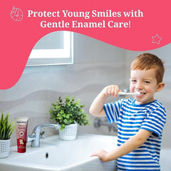 SmiloShine Unicorn Gel Toothpaste for Kids – two flavors stacked