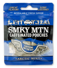 Smokey Mountain Caffeinated Pouches Arctic Mint pack front view