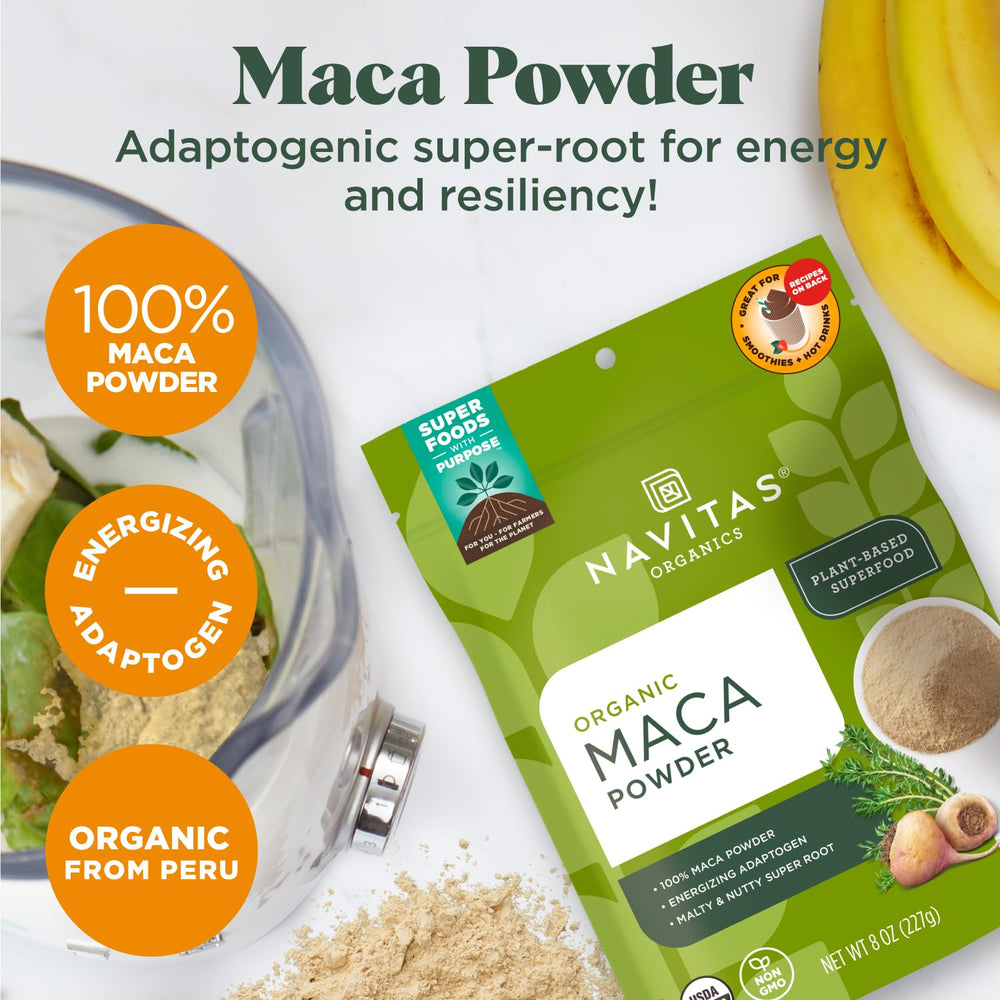 Smoothie with maca powder