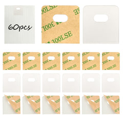Transparent repair tab for vertical blinds (1.18 x 1.18 inches)