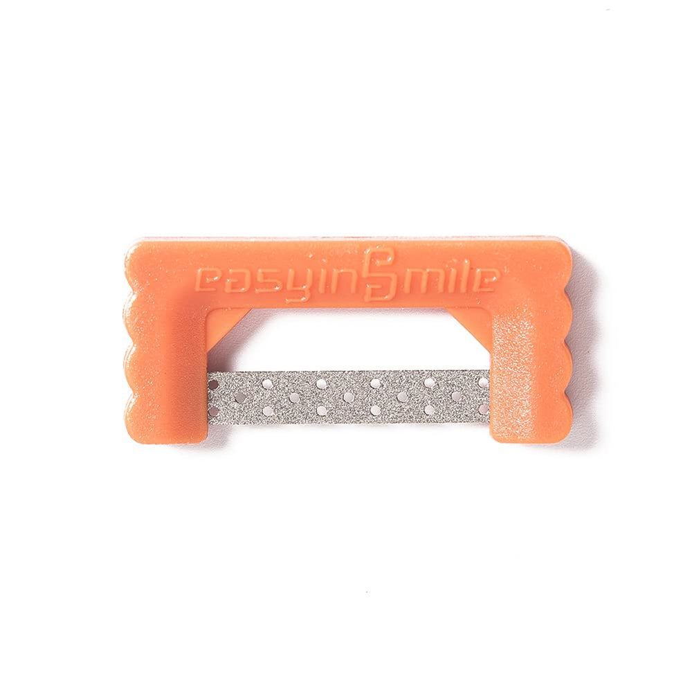 Polishing and enamel reduction action with SNAWOP strips