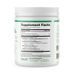 Scoop and powder on gym mat