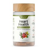 Snap Supplements Heart Health bottle and label showing 90 capsules