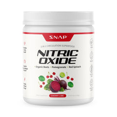 Hero image of Snap Supplements Organic Beet Root Nitric Oxide Powder in Cherry Lime flavor